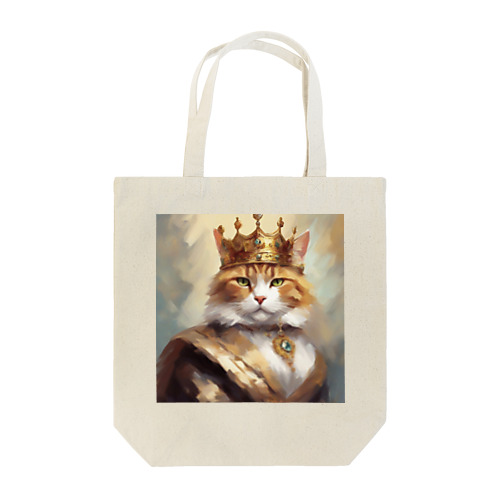 ブルーダイヤモンドの猫王 Tote Bag