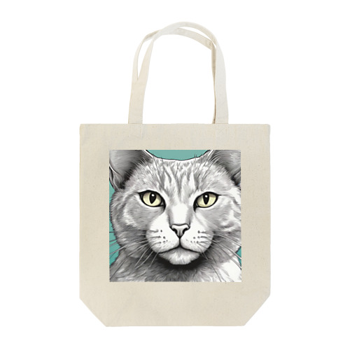 ドアップ猫 Tote Bag