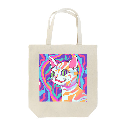 Psy Cat Tote Bag