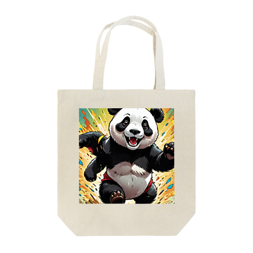 爆走パンダ君 Tote Bag