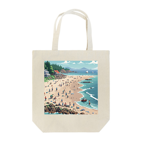 ピクセルアートの5月_潮干狩り Tote Bag