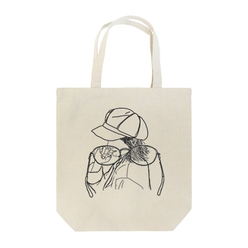 眼鏡に映る君… Tote Bag