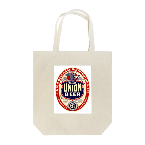 Title: Beer label, Union Beverage Distributors, Inc., Union Beer トートバッグ