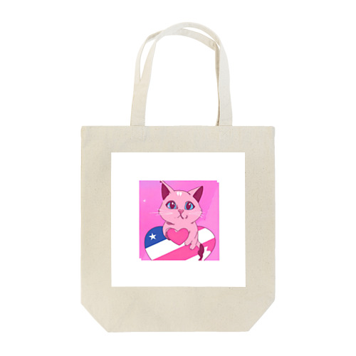 ピンクキャット Tote Bag