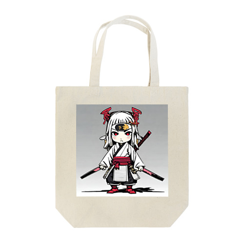 女流Zamurai【侍女-makatachi-】ディフォルメ Tote Bag