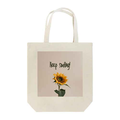 Keep smiling  Tote Bag