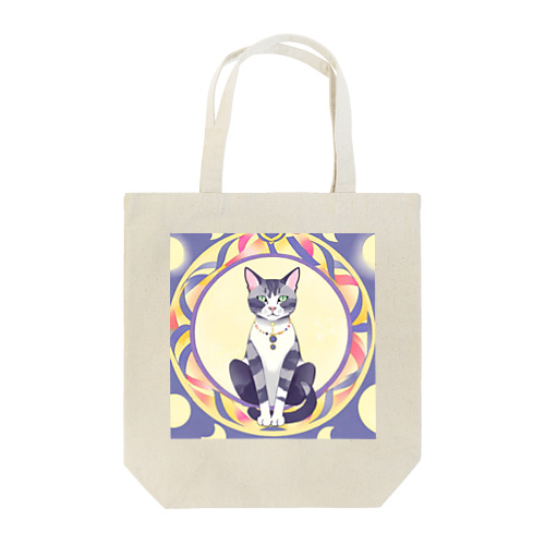 猫と魔法陣 Tote Bag