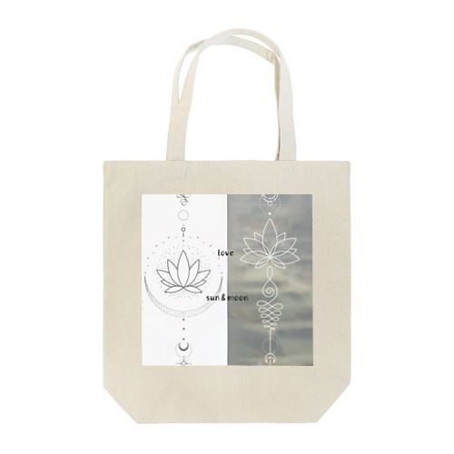 太陽と月◎●○love Tote Bag