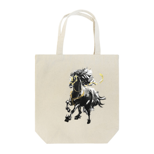 疾走する馬 Tote Bag