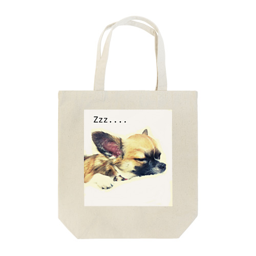 チワワ sleeping Tote Bag