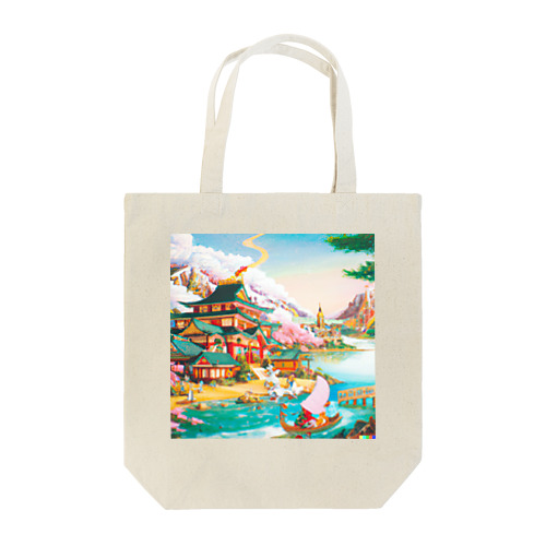 日本風をファンタジックにすると Tote Bag