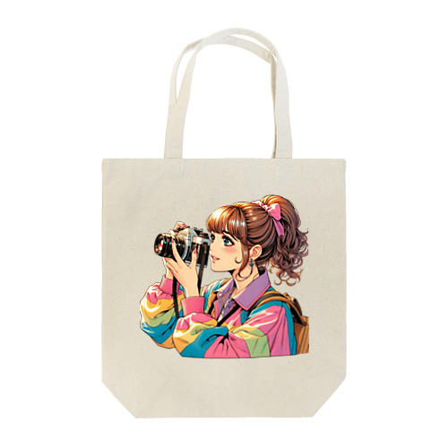 90'sカメラ少女① Tote Bag