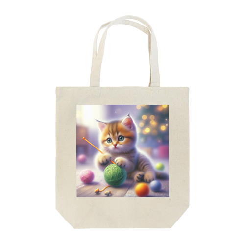 遊ぶにゃんこNo.7 Tote Bag