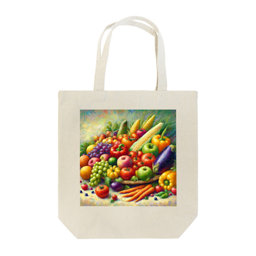 油絵風の野菜 Tote Bag