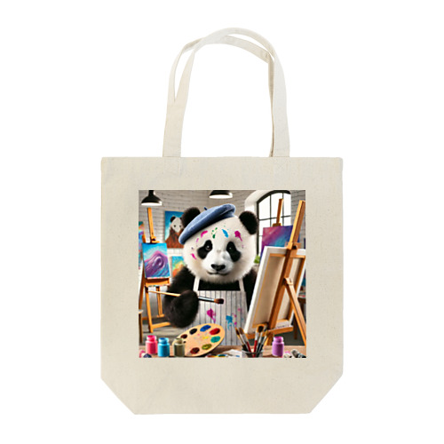 絵描きのパンダ君 Tote Bag