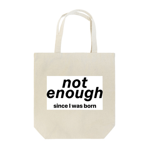 not enough tote dag トートバッグ