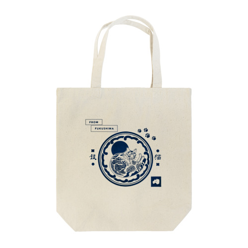 銀猫家紋 Tote Bag