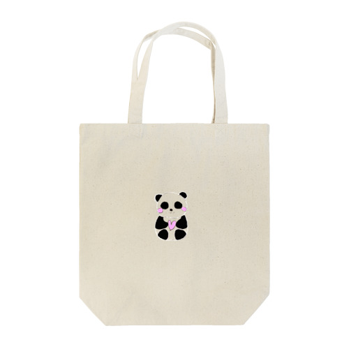 Panda with love  Tote Bag