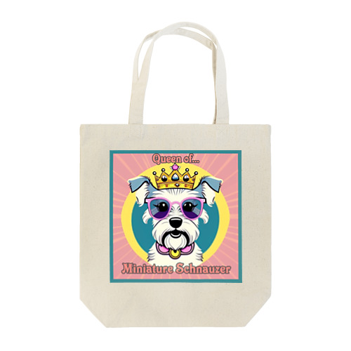 Queen of Miniature Schnauzerのミニチュアシュナウザー Tote Bag