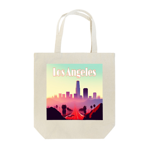 ロサンゼルスの朝焼け Tote Bag