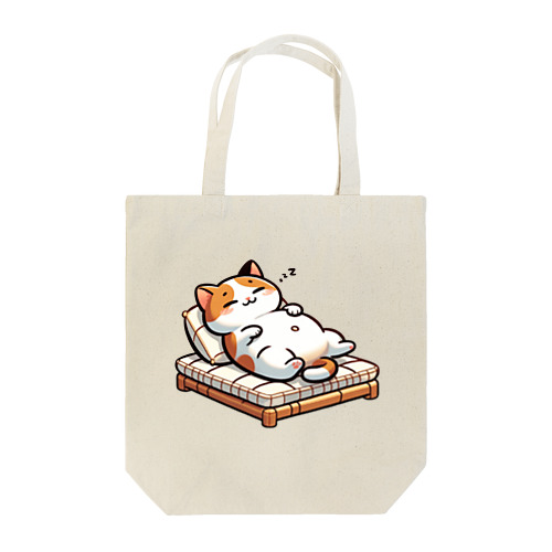 猫と一緒に癒されるアイテム Tote Bag
