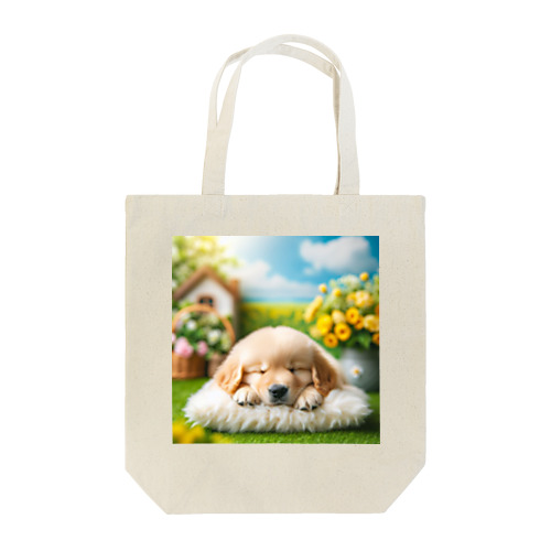 ゴールデンの子犬 Tote Bag