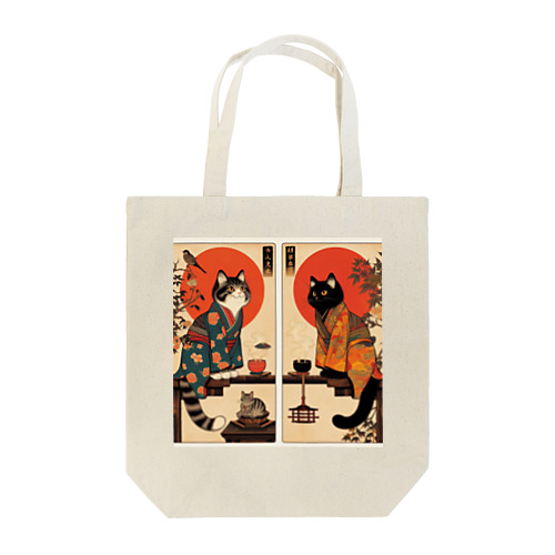 着物猫シリーズ Tote Bag