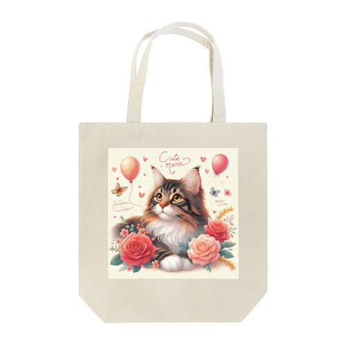 猫と薔薇 Tote Bag