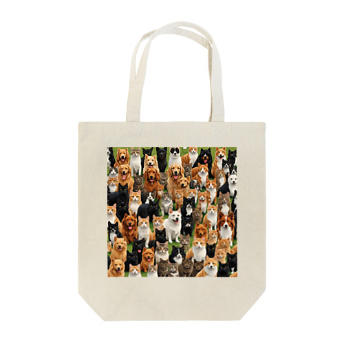 犬と猫 Tote Bag