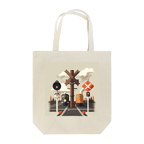 ファンシー踏切 Tote Bag