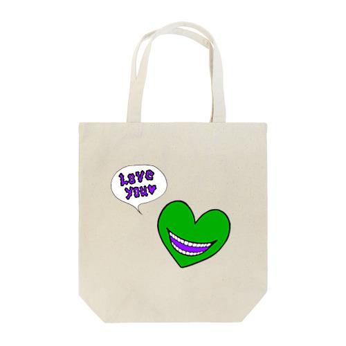 Love you Green Tote Bag