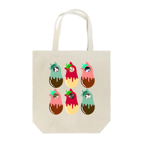 イチゴ猫ちゃんず🍓 Tote Bag