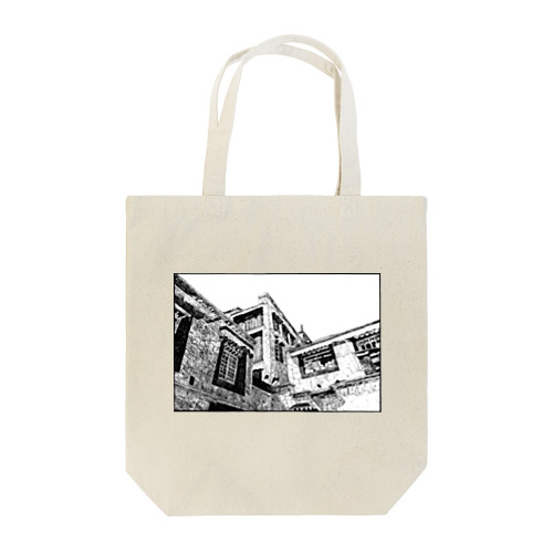 ペン画・チベットの風景 Tote Bag