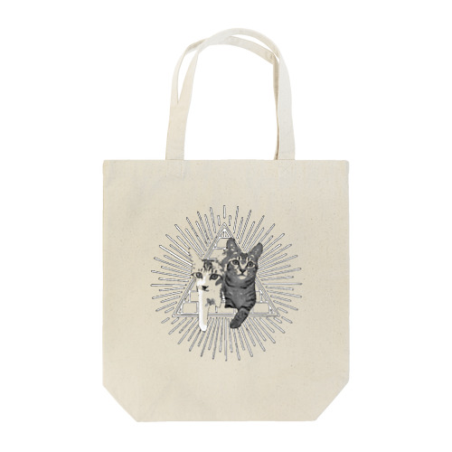 猫の秘密結社（白） Tote Bag