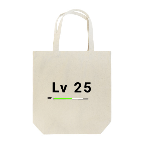 レベル25 Tote Bag