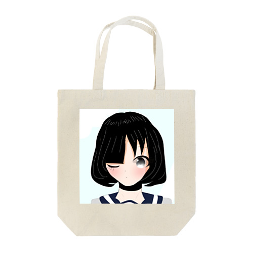 黒髪少女 Tote Bag