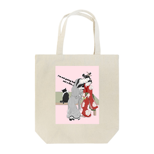I'm out going but not a flirt Tote Bag