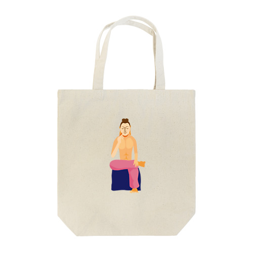 弥勒菩薩、半跏思惟像 Tote Bag