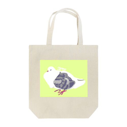 白ハト Tote Bag