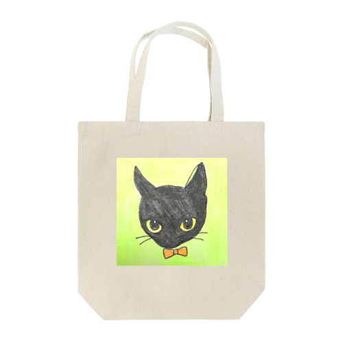 黒猫おめかし　 Tote Bag