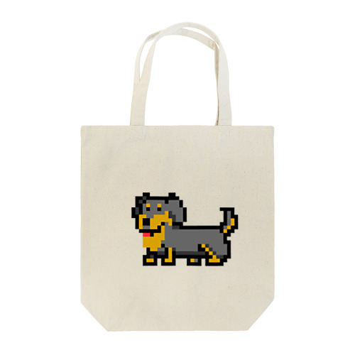 ドット絵犬（ミニチュアダックス） Tote Bag