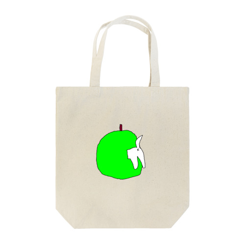 りんごにはいったねこ Tote Bag