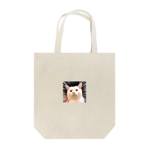 白い猫 Tote Bag