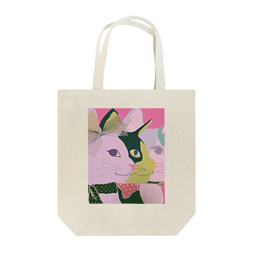 にゃんご3姉妹 Tote Bag