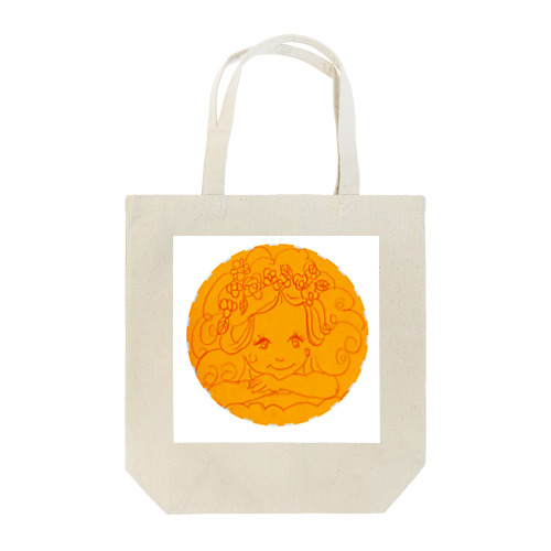 ガールさん（橙） Tote Bag