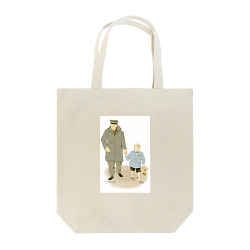 パパと一緒に Tote Bag