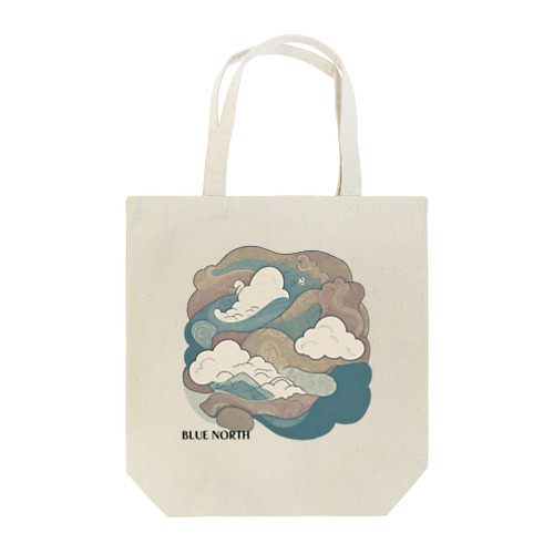 【BLUE NORTH】空模様デザイン Tote Bag