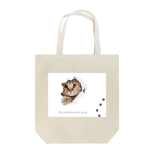 ふんわりネコ Tote Bag