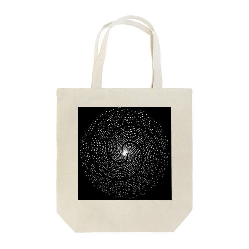 prime number spiral Tote Bag