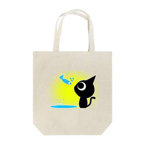 魚の夢〜ネコトビツクリトボク〜 Tote Bag